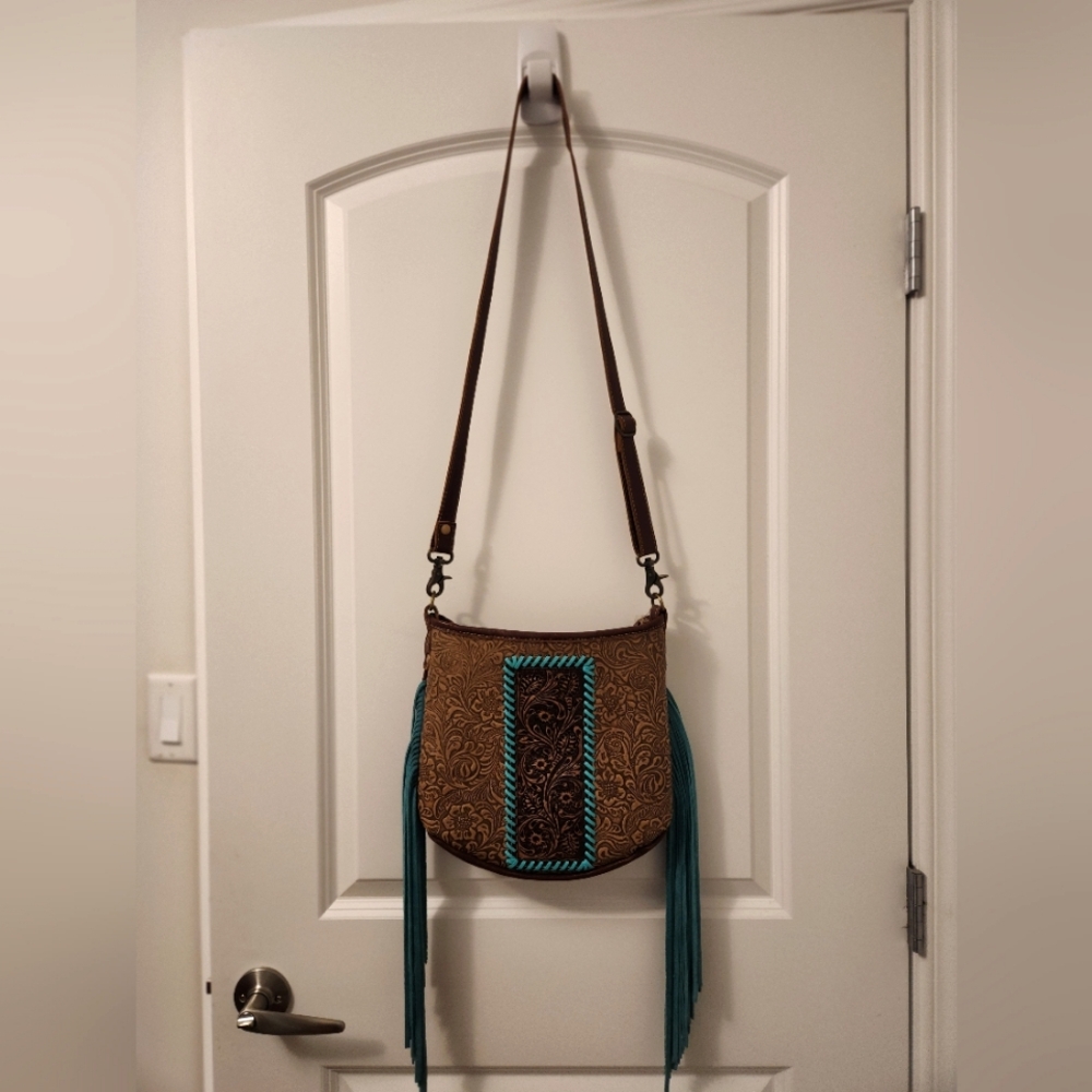 Myra fringe purse